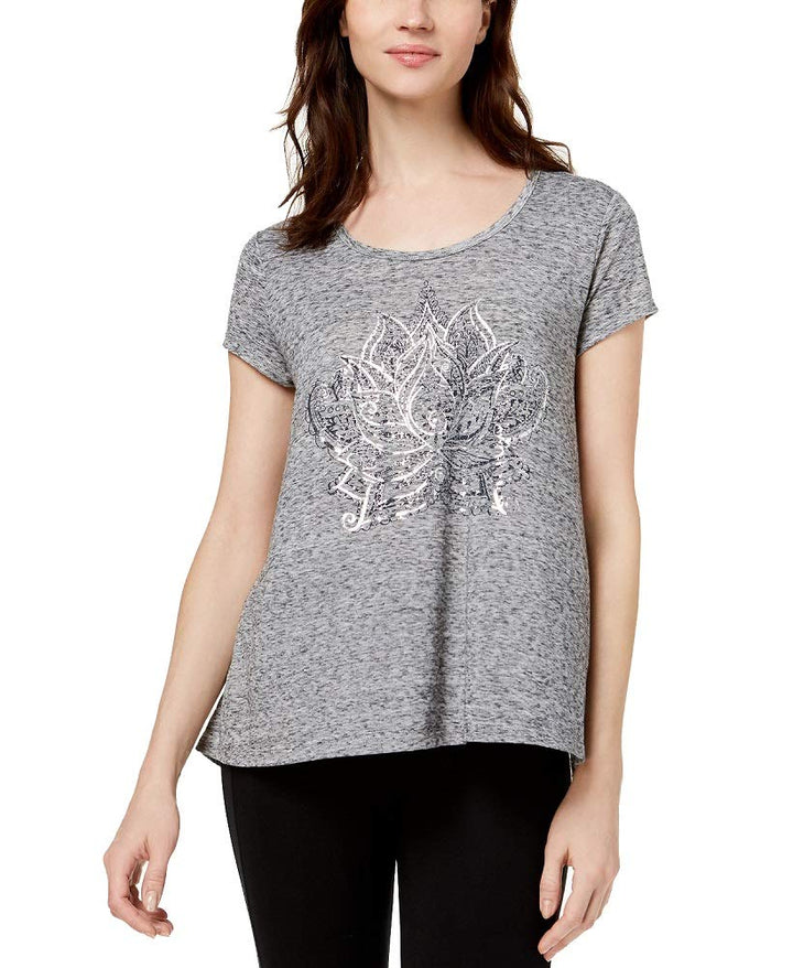Style & Co High Low Graphic T-Shirt
