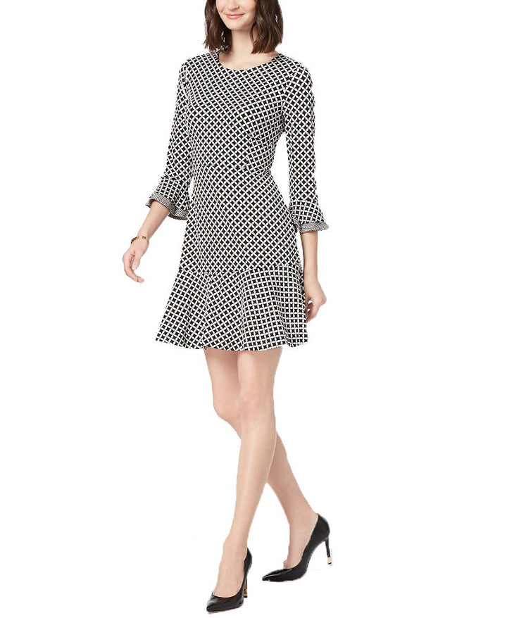 Charter Club Petite Flounced A Line Dress