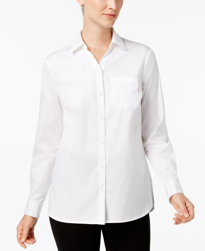 Charter Club Button Front Shirt