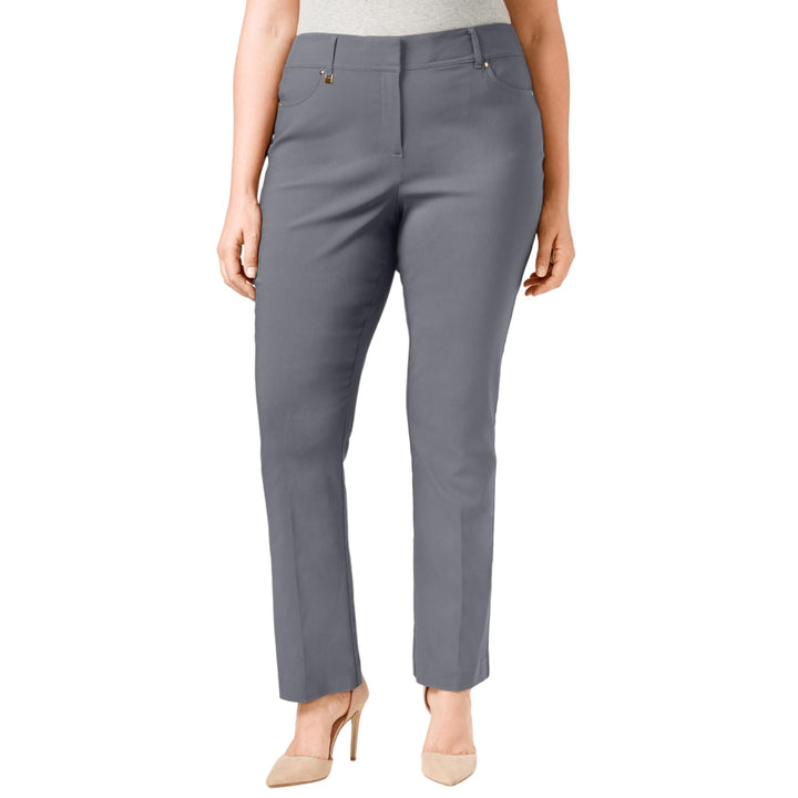 Plus & Petite Plus Size Tummy Control Curvy-Fit Pants