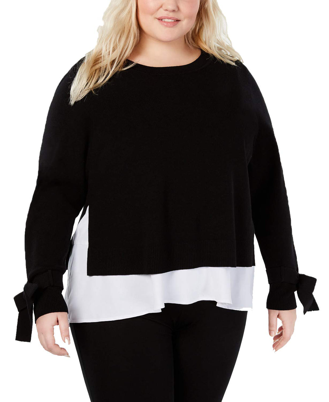 I.N.C. Plus Size Layered-Look Sweater