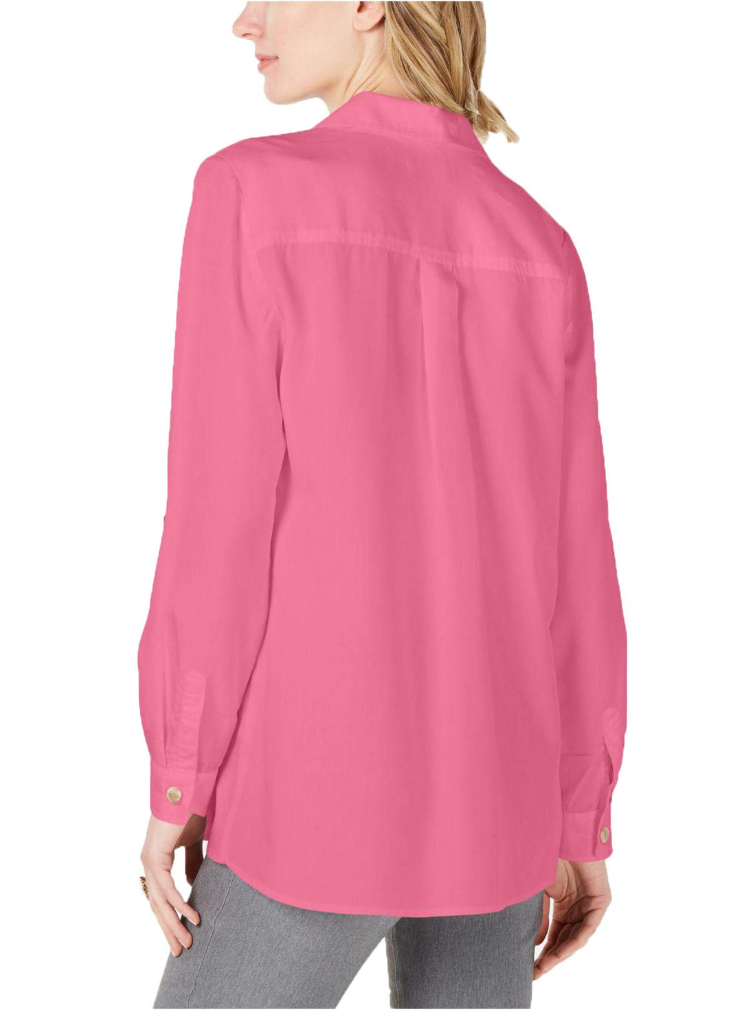 Charter Club Utility Shirt (Pink Gemstone, XS)