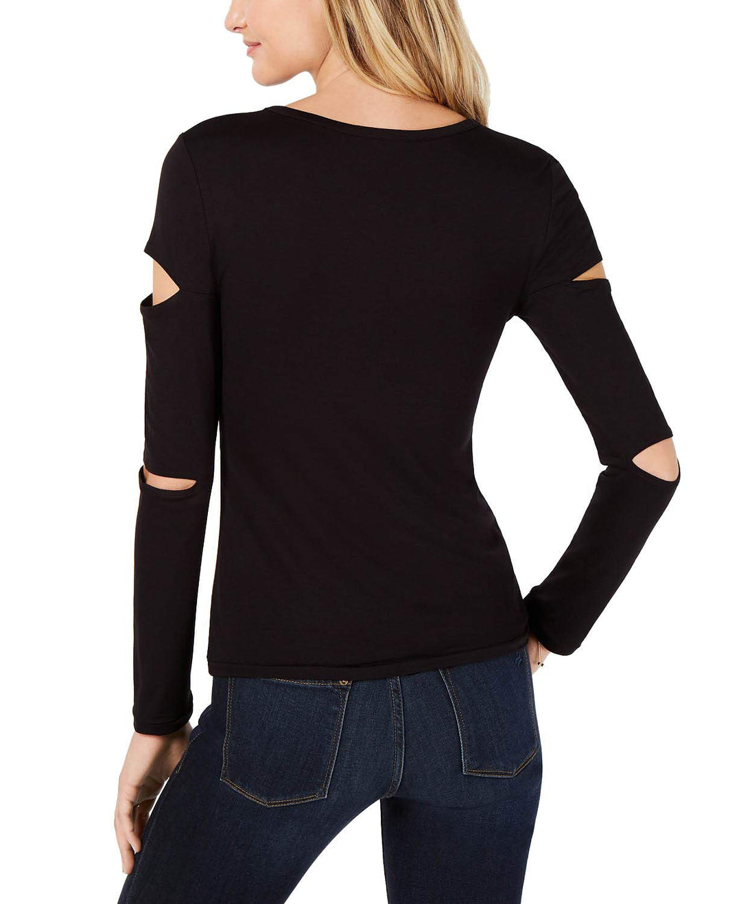 Bar III Cutout Sleeve Top