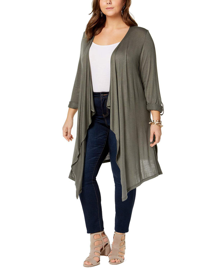 Plus Size Duster Cardigan