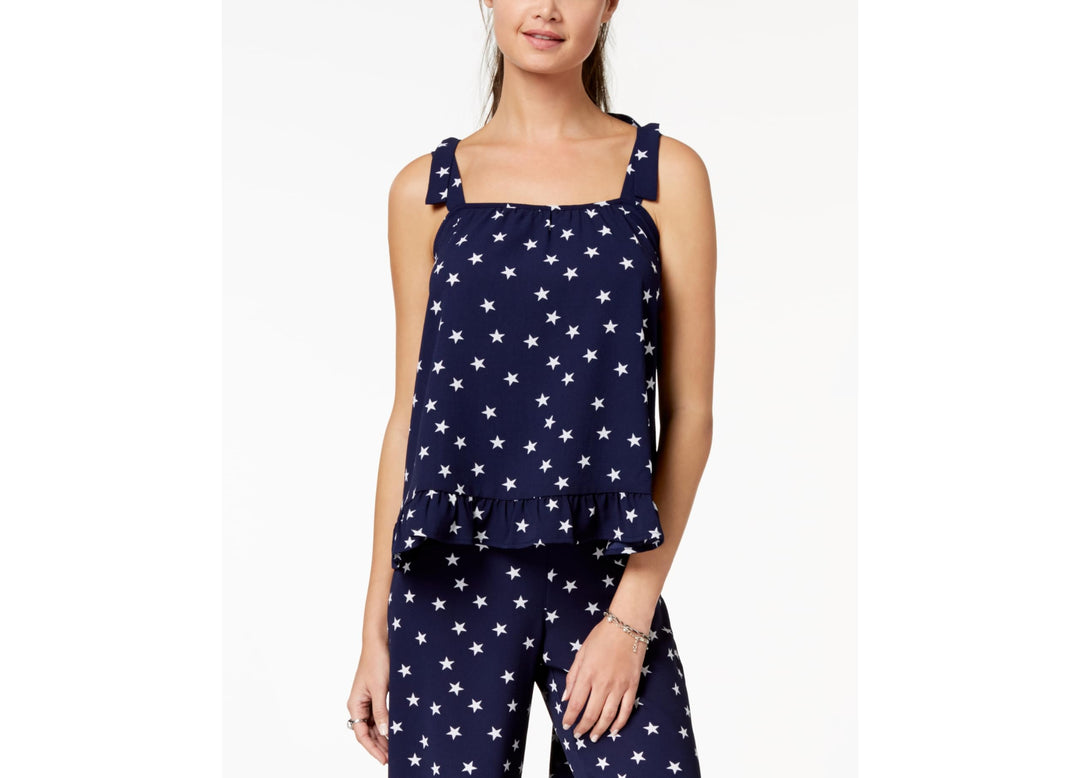 Ultra Flirt By Ikeddi Juniors Ruffled Tank Top