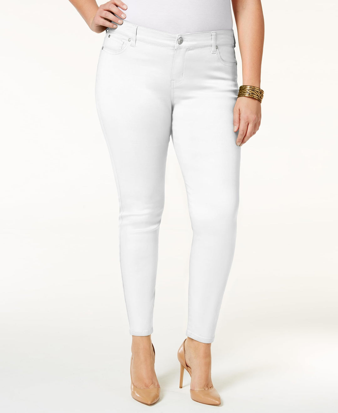 Celebrity Pink Trendy Plus Size Colored Wash Skinny Jeans