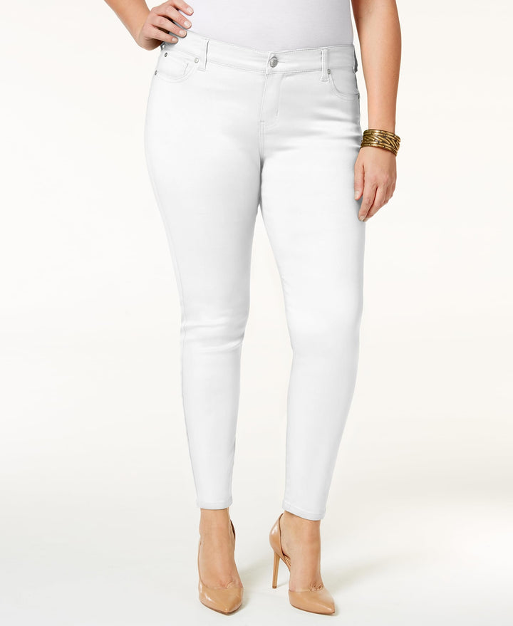 Celebrity Pink Trendy Plus Size Colored Wash Skinny Jeans