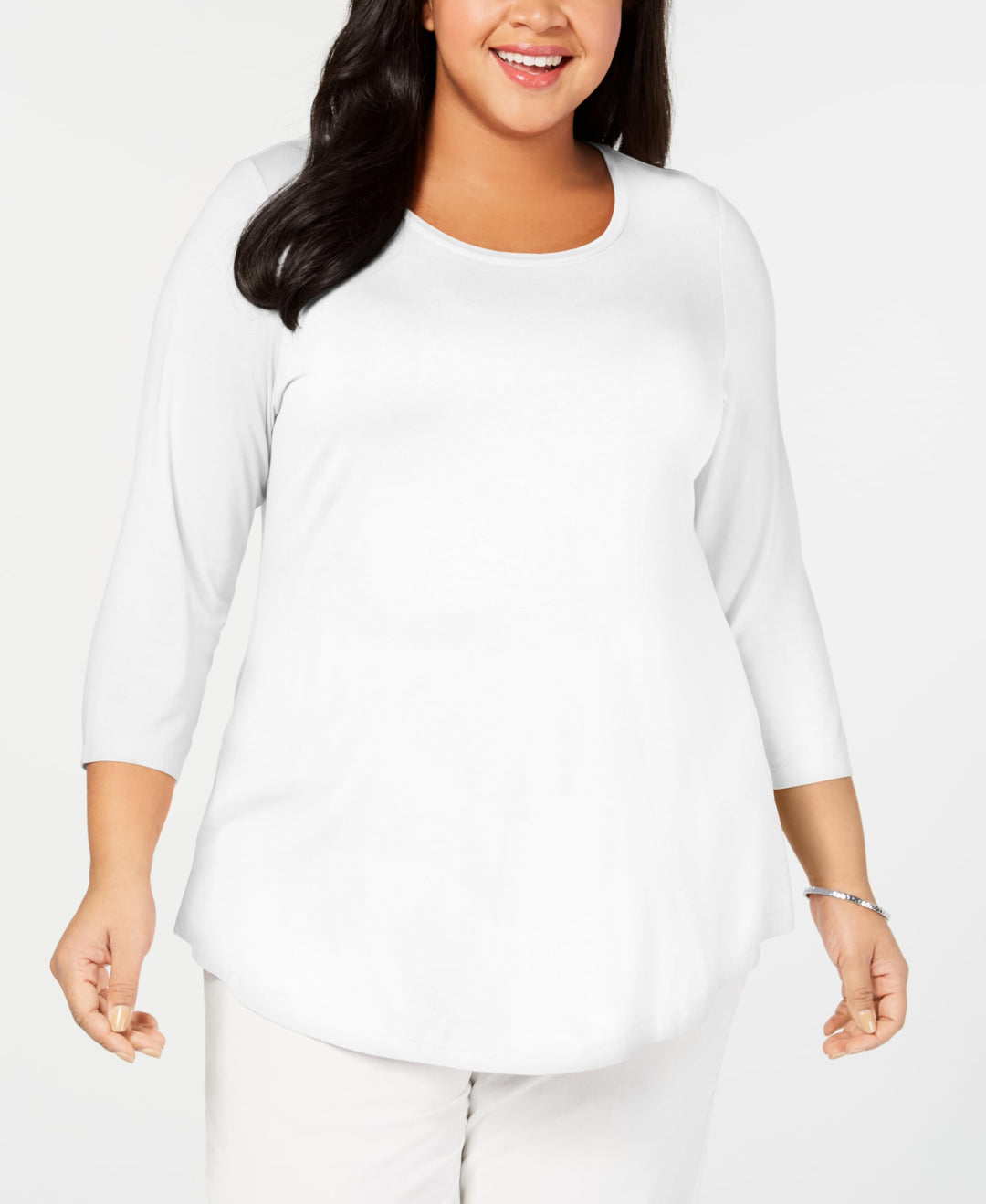 Plus Size Scoopneck Top