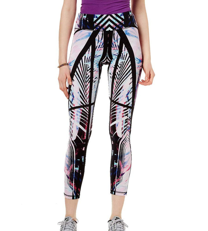 Active Juniors' Palm-Printed Yoga Leggings