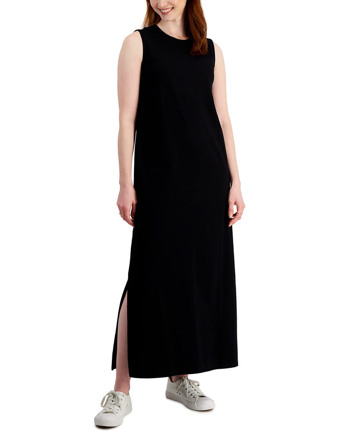 Style & Co Womens Cotton Sleeveless Maxi Dress