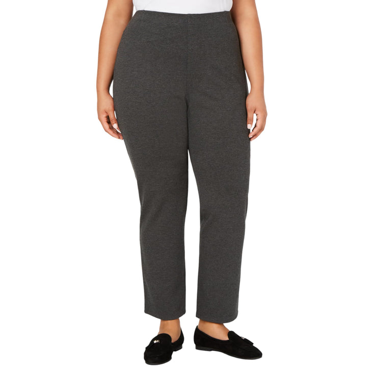 Karen Scott Plus Size Straight Leg Pants