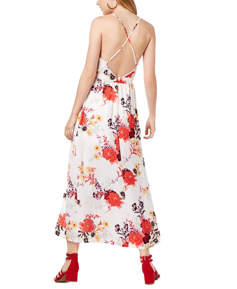 Material Girl Juniors Printed Cowl Neck Maxi Dress