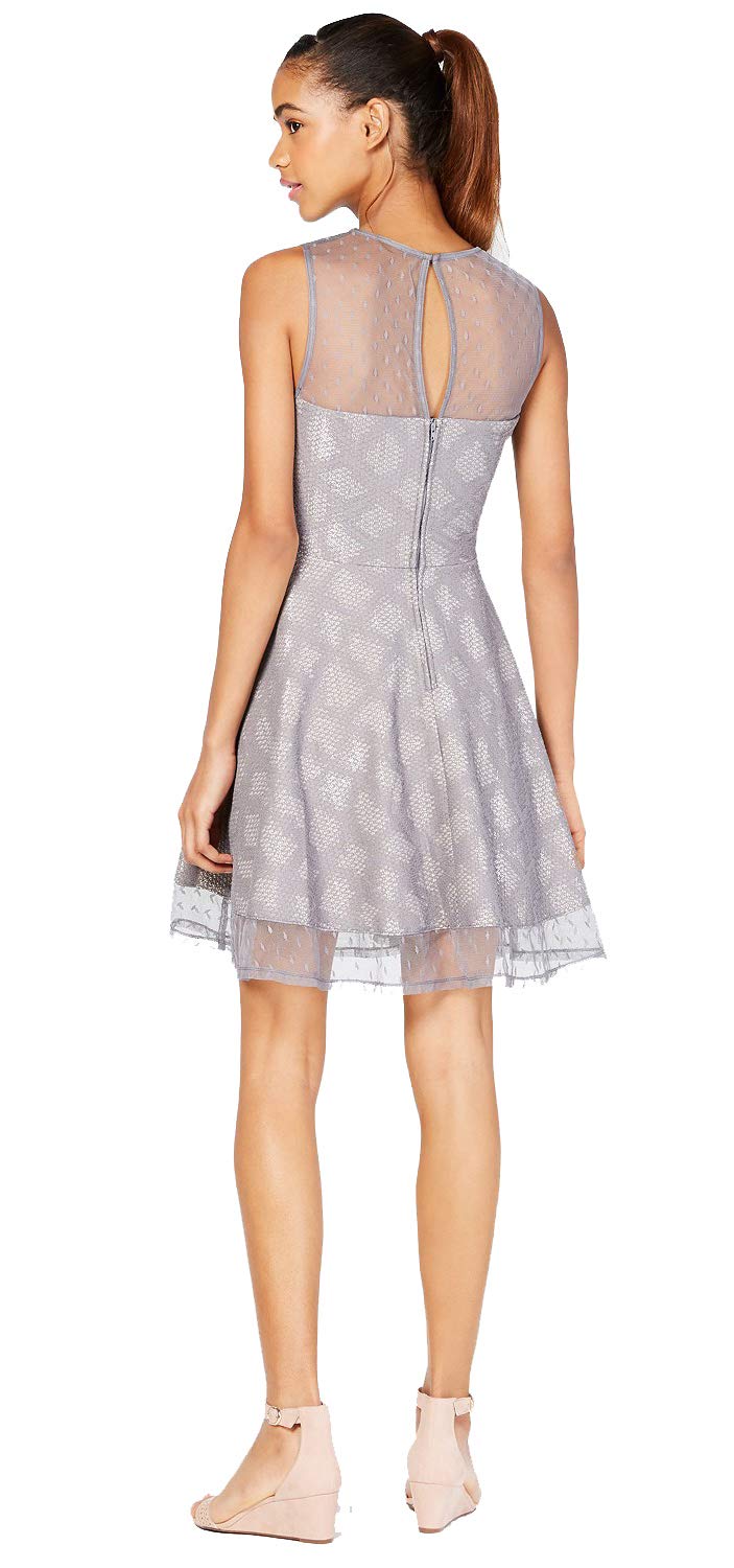 City Studios Juniors' Glitter Fit & Flare Dress