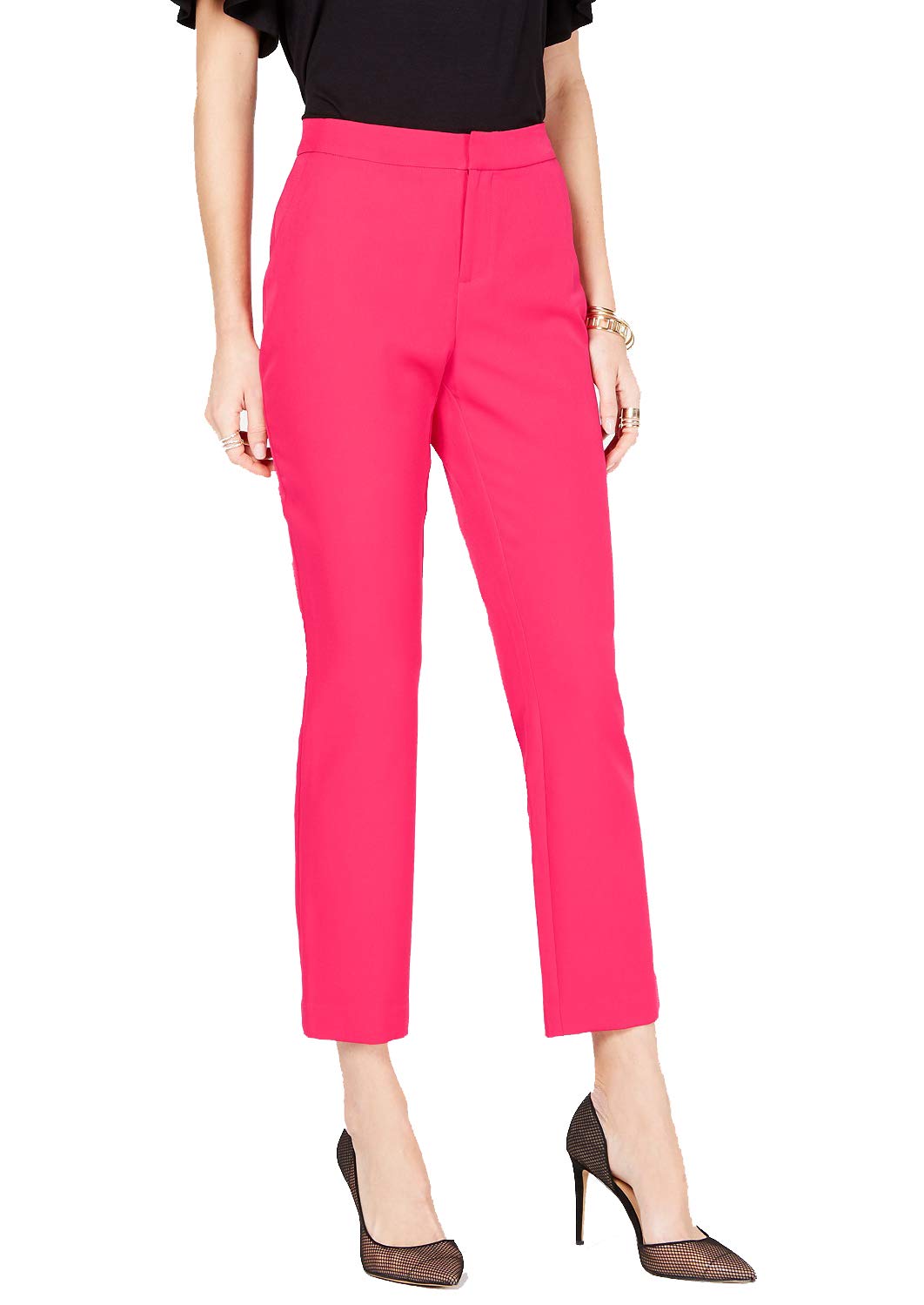 INC Straight-Leg Comfort-Waist Pants