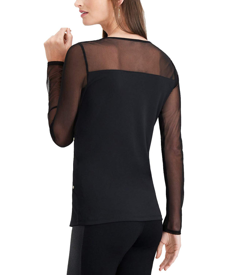 Long Sleeve Illusion Top