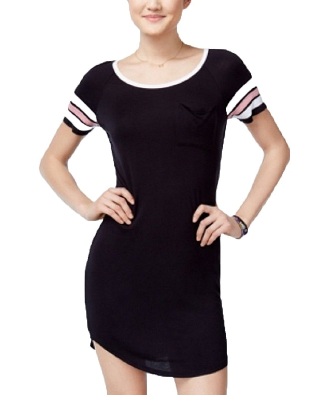 Ultra Flirt Juniors Rugby T-Shirt Dress