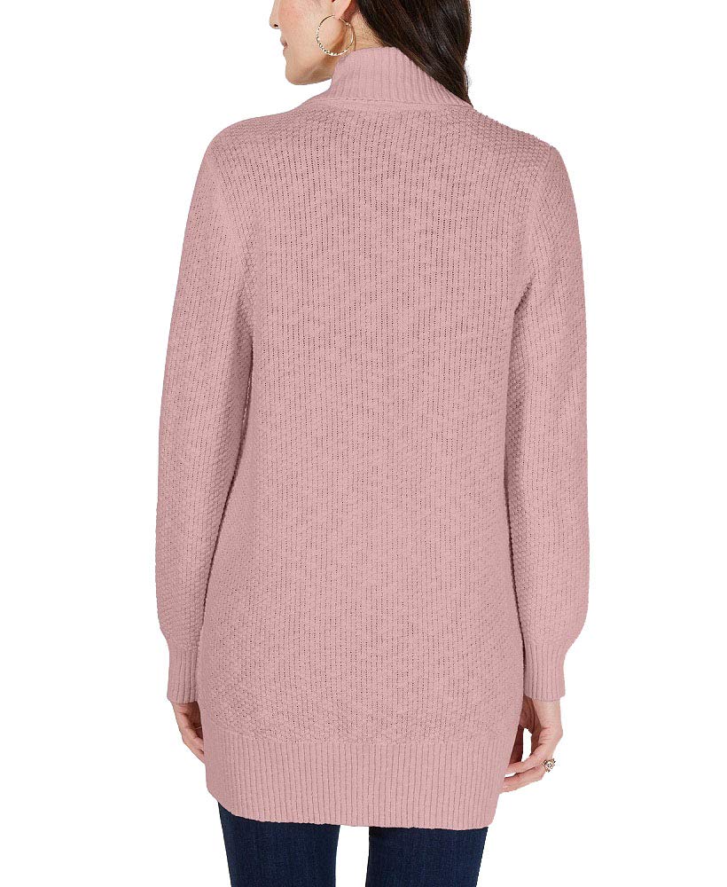 Style & Co Shawl Lapel Open Front Cardigan