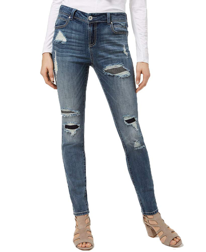 Rip Repair Skinny Jeans