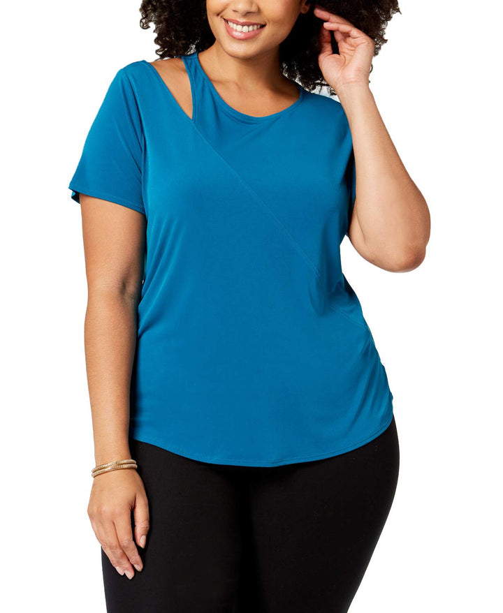 I.N.C. Plus Size Cutout T-Shirt