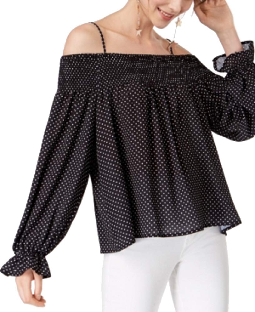 by Ikeddi Juniors' Smocked Cold-Shoulder Top