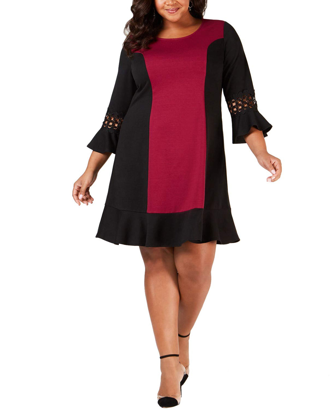 NY Collection Plus Size Colorblocked Sheath Dress