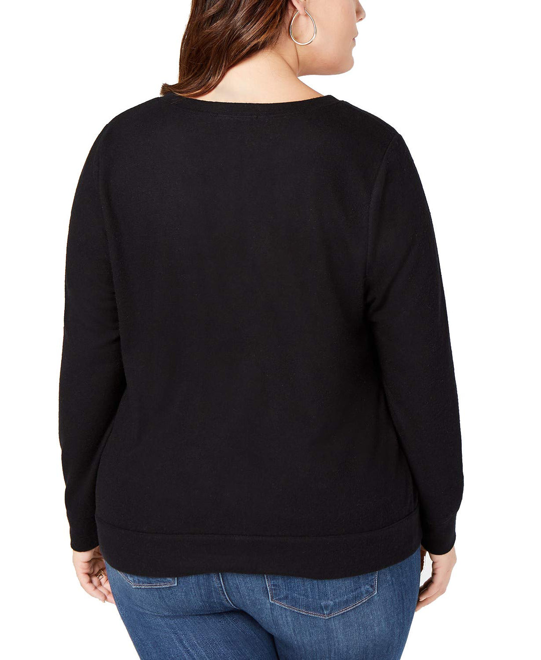 Plus Size Pleat Front Sweater
