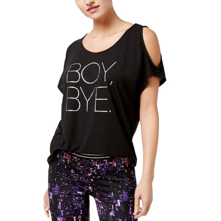 Material Girl Active Juniors Cold Shoulder T-Shirt