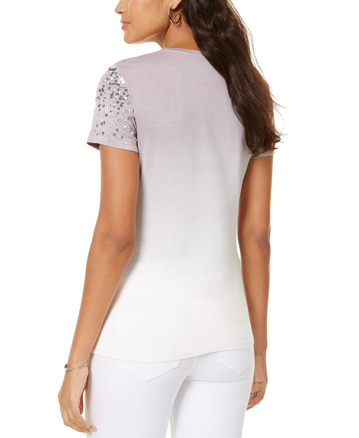 INC Sequin Ombr&eacute; T-Shirt