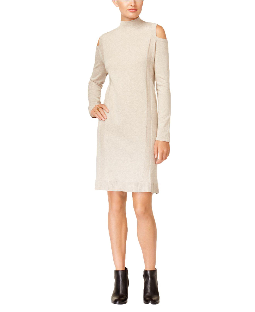 Style & Co Cold Shoulder Sweater Dress