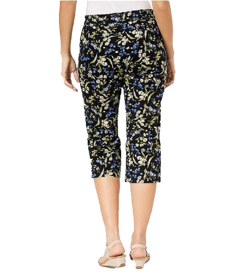 Karen Scott Floral Print Capri Pants
