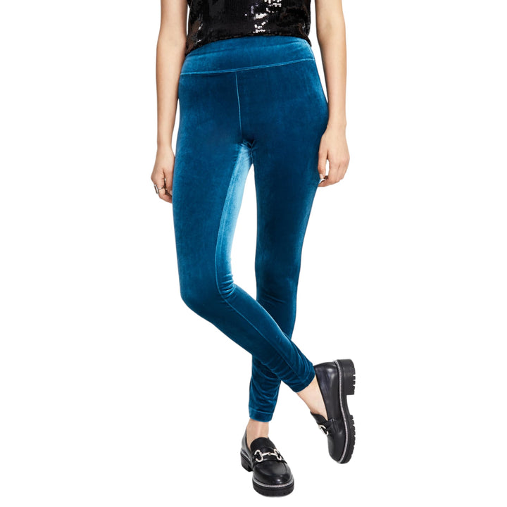 International Concepts Womens Velvet Non Seam Skinny Leggings