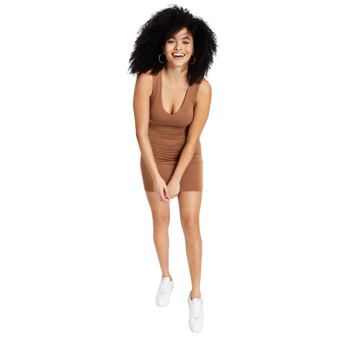 Bar III Petite Sleeveless Jersey Mini Dress