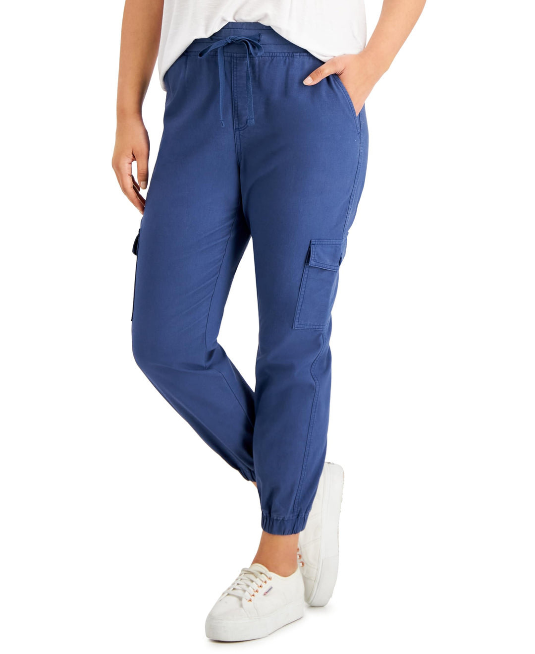 Style & Co Womens Cargo Joggers