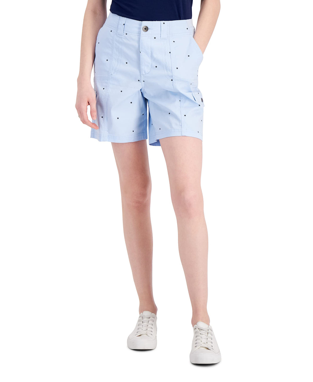 Style & Co Womens Printed Cargo Shorts