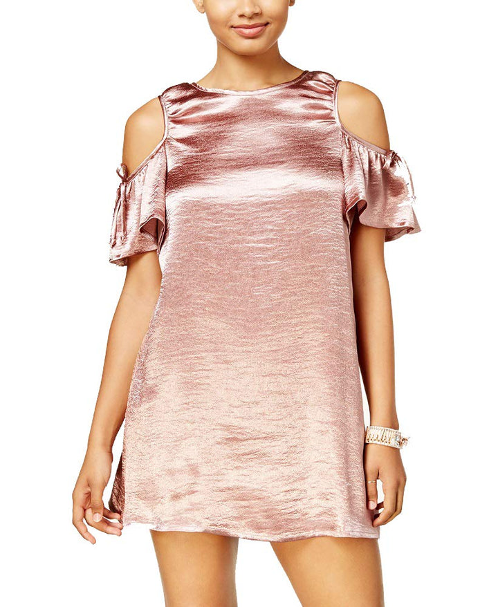 Be Bop Juniors Cold Shoulder Shift Dress