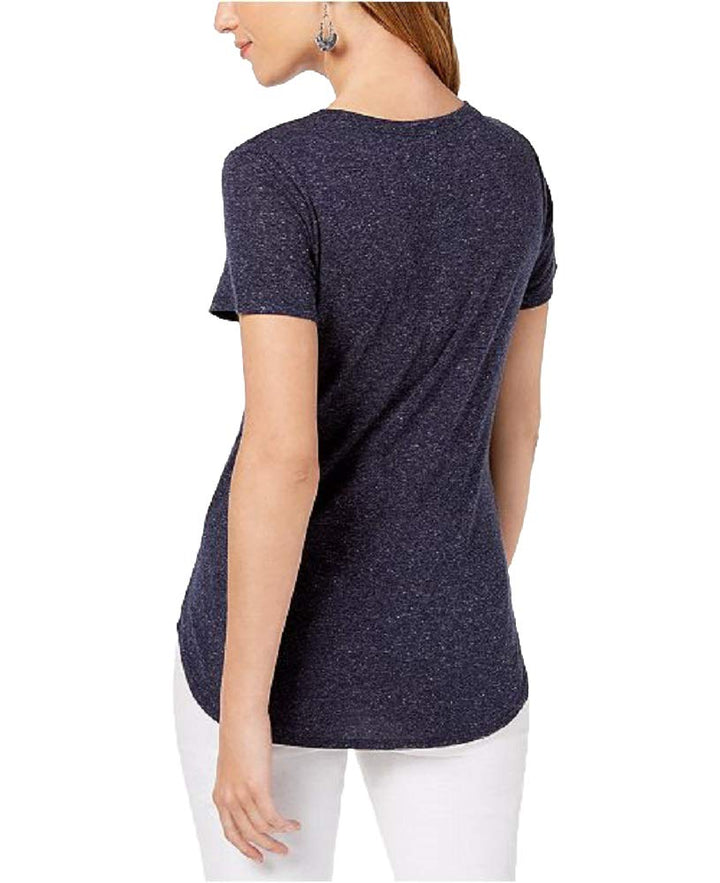 Style & Co Petite Owl Graphic Top