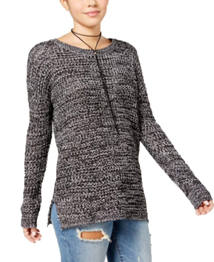 Ultra Flirt Juniors Waffle Knit Sweater