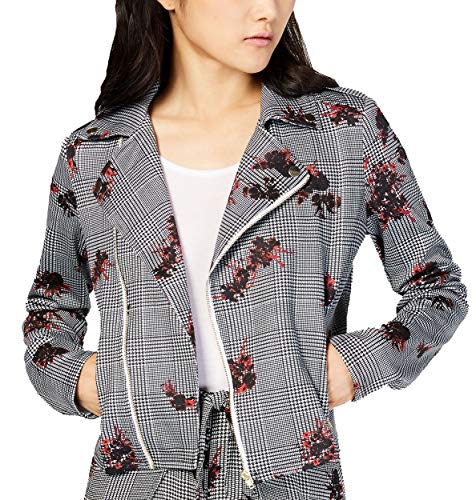 Material Girl Juniors Printed Moto Jacket