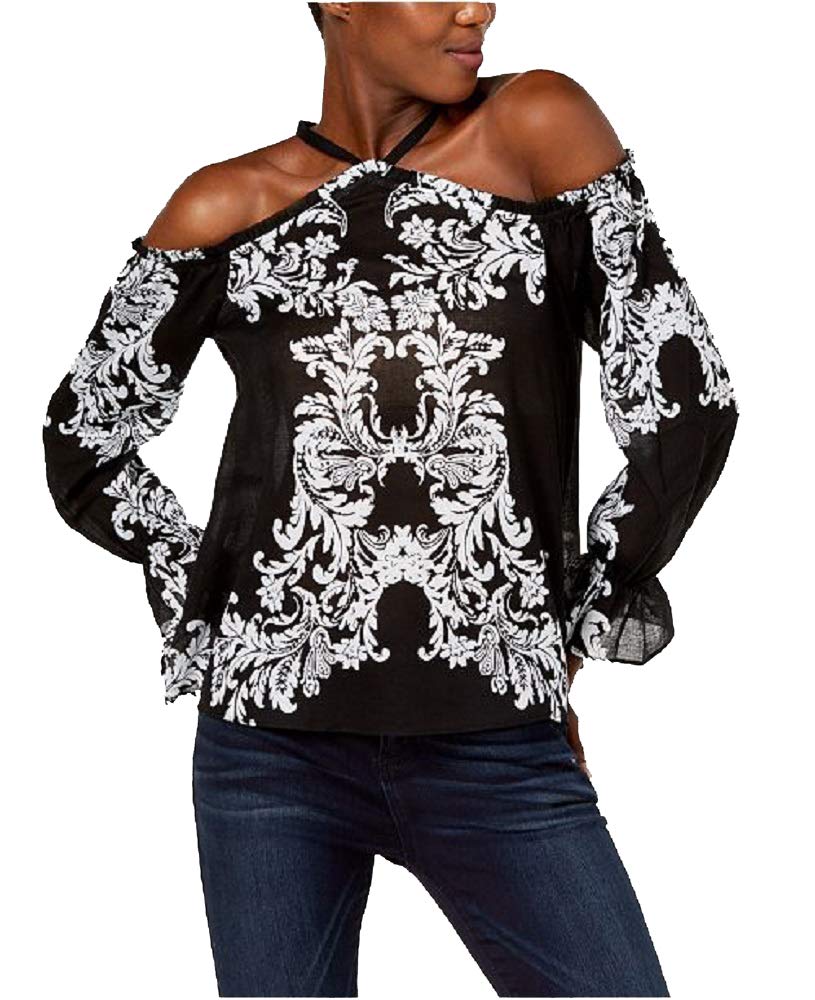 Cotton Cold Shoulder Top