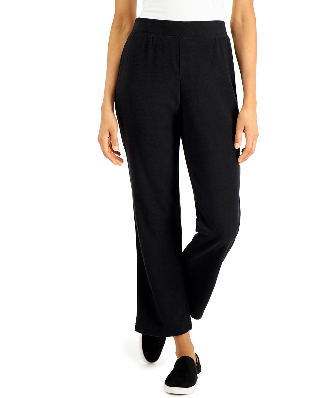 Karen Scott Pull On Microfleece Pants