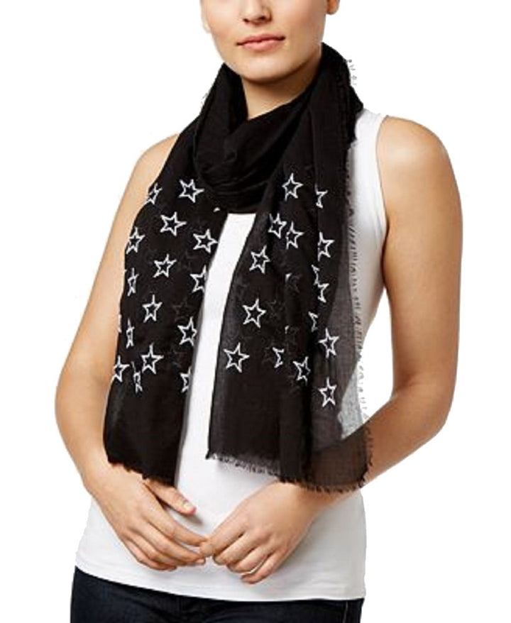INC International Concepts Embroidered Stars Scarf