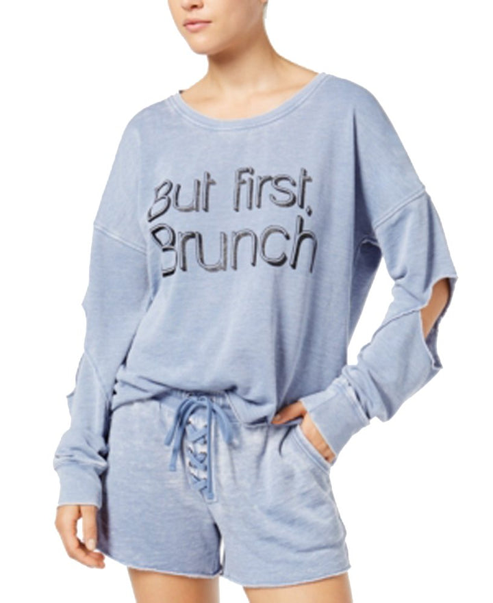 Material Girl Active Juniors Cutout Graphic Sweatshirt