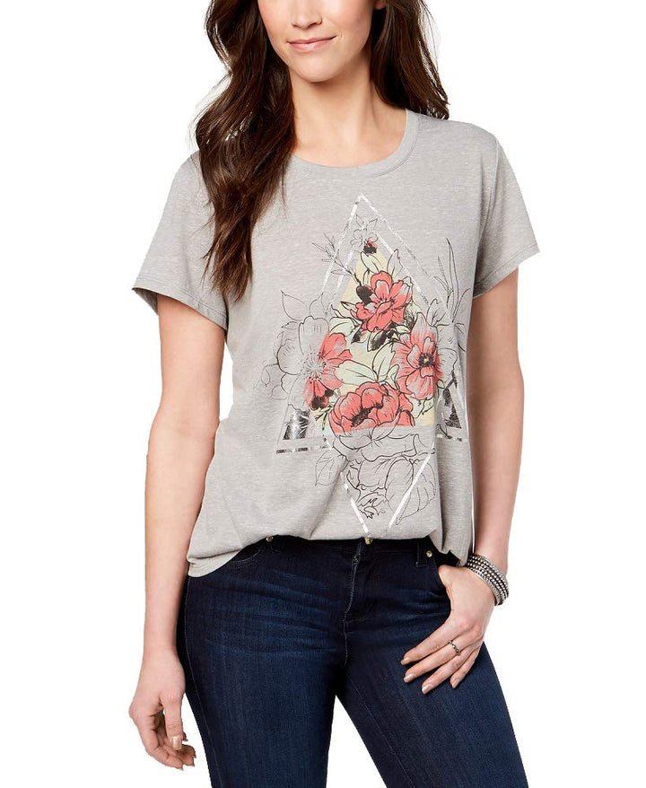 Metallic Graphic T-Shirt