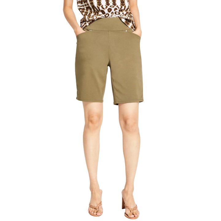INC International Concepts Petite Pull On Bermuda Shorts