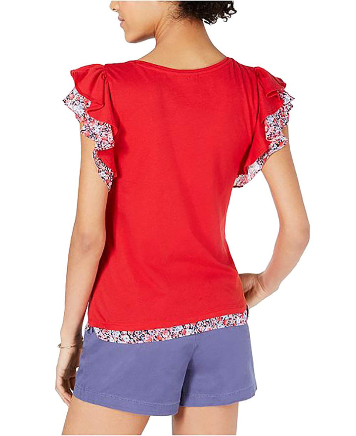 Maison Jules Flutter Sleeve Top