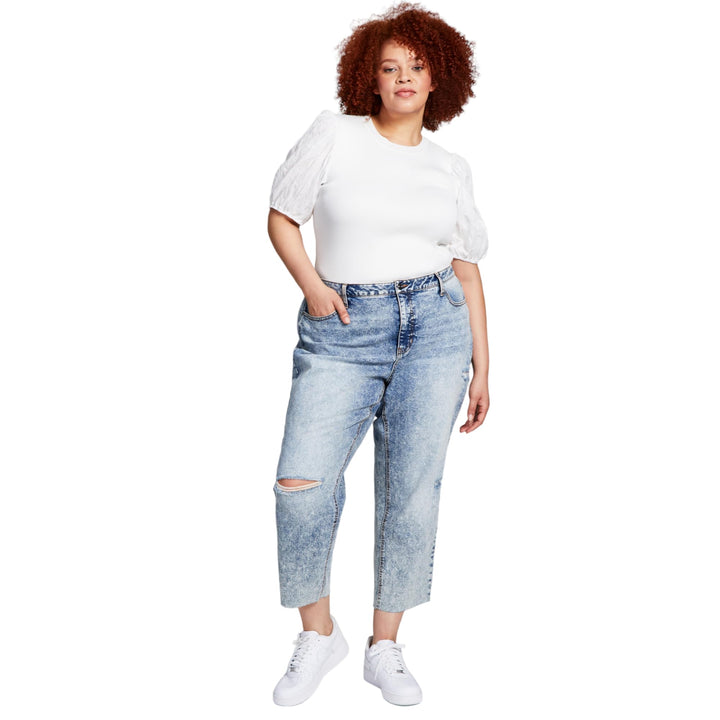 Now This Trendy Plus Size Mom Jeans