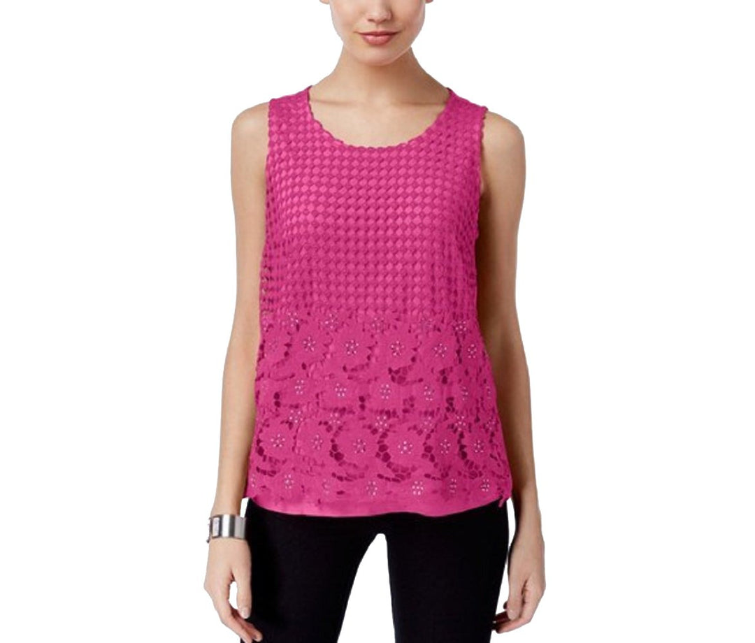 INC International Concepts Lace Tank Top