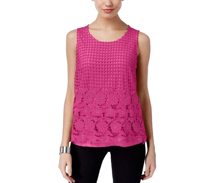 INC International Concepts Lace Tank Top