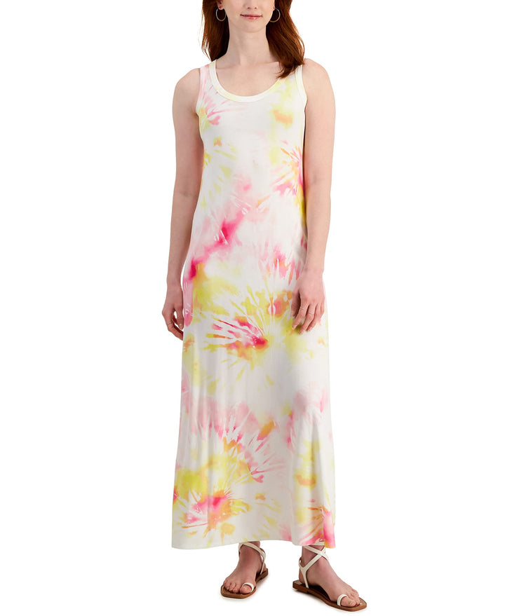 Style & Co Petite Tie Dye Maxi Dress