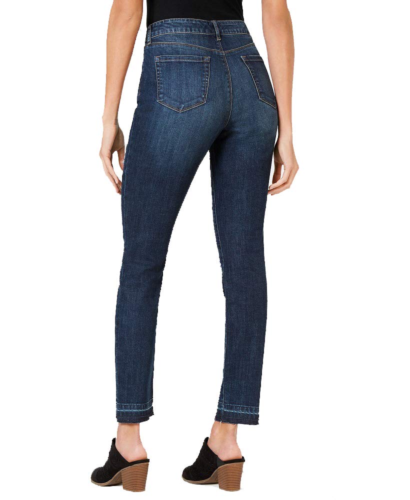 Style & Co Rip Repair Sequin Curvy Skinny Jeans